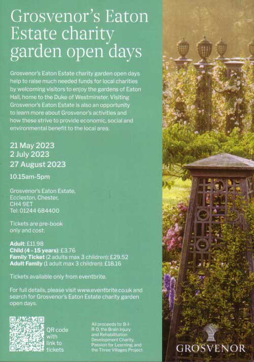Chestertourist.com - Eaton Hall Open Garden Day Event